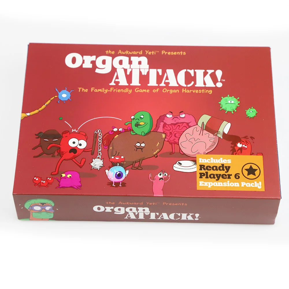 Organ Attack Exploding Kittens Card Game Tabletop Card Game Original  Fun Family Games
