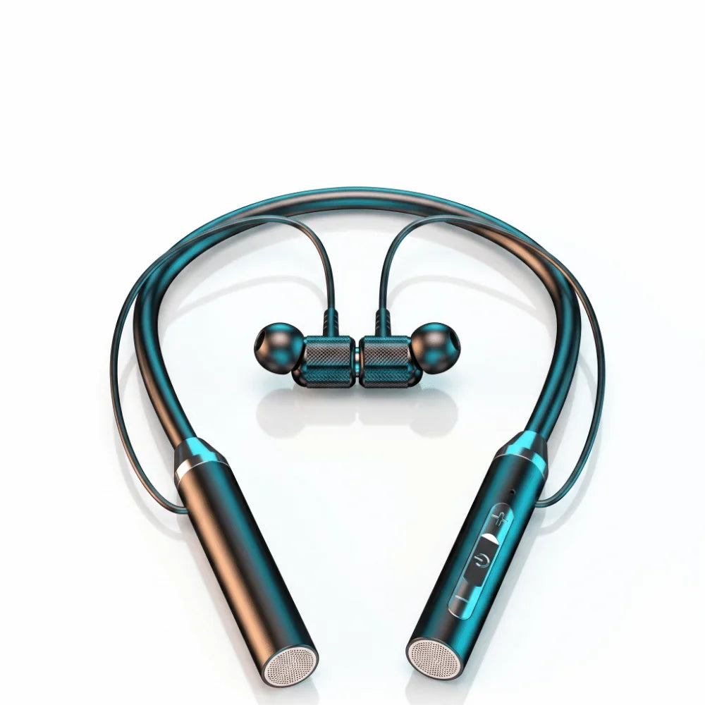 Bluetooth 5.0 Wireless Bluetooth Headphones With Mic Magnetic Design Neckband Earphone Wireless 9D Stereo Bluetooth Earphone