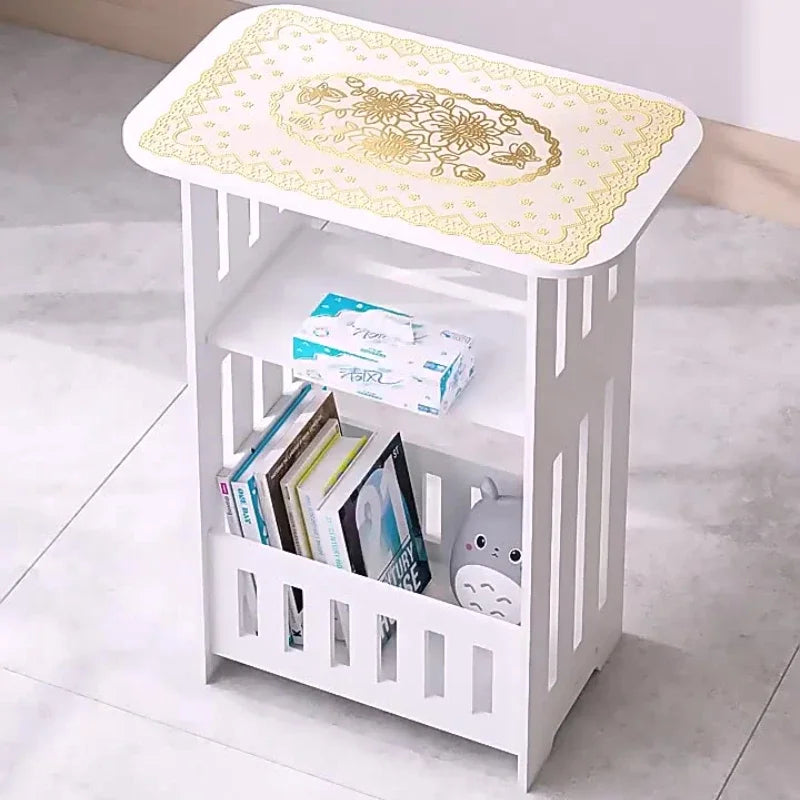 Nordic Storage  Coffee Table, Bedside Cabinet, Mini End Table for Living Room Bedroom
