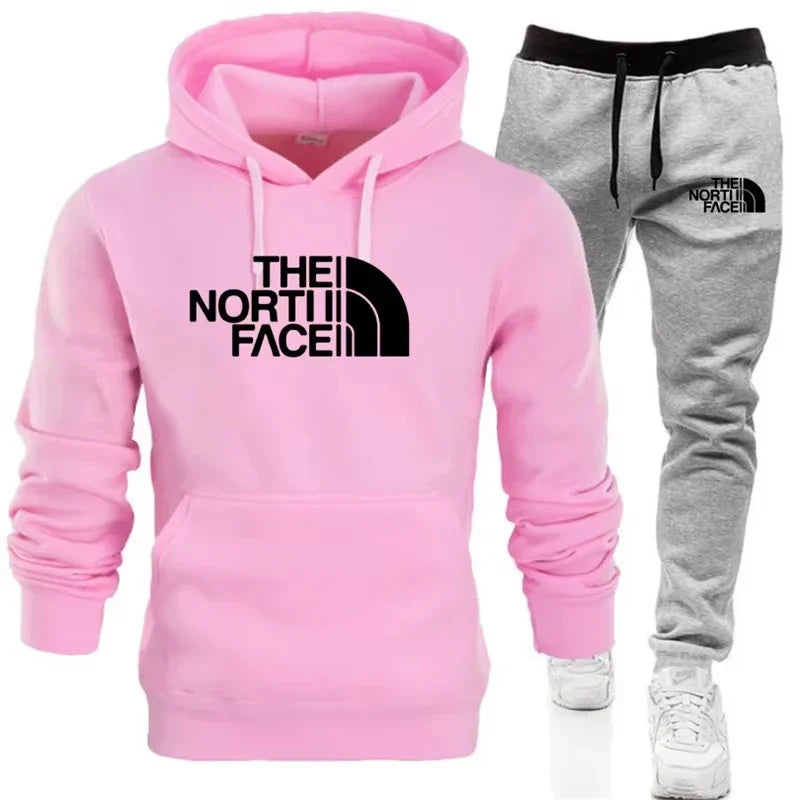 2025 Autumn/Winter Hoodie Set - Fashionable Trendy Print Style.