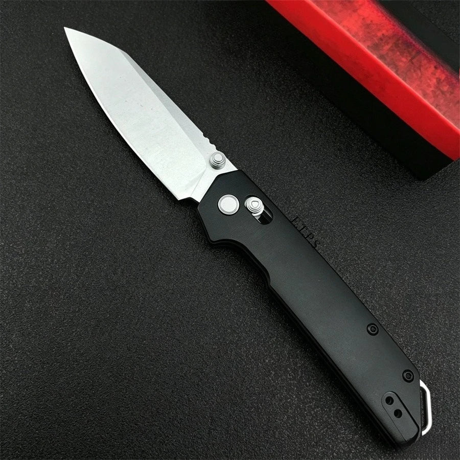Ks2038 Lightweight Folding Knife - 3.4" EDC Tool Spear Point Blade DuraLock Outdoor Pocket Knife with Reversible Clip for Hunting, Camping