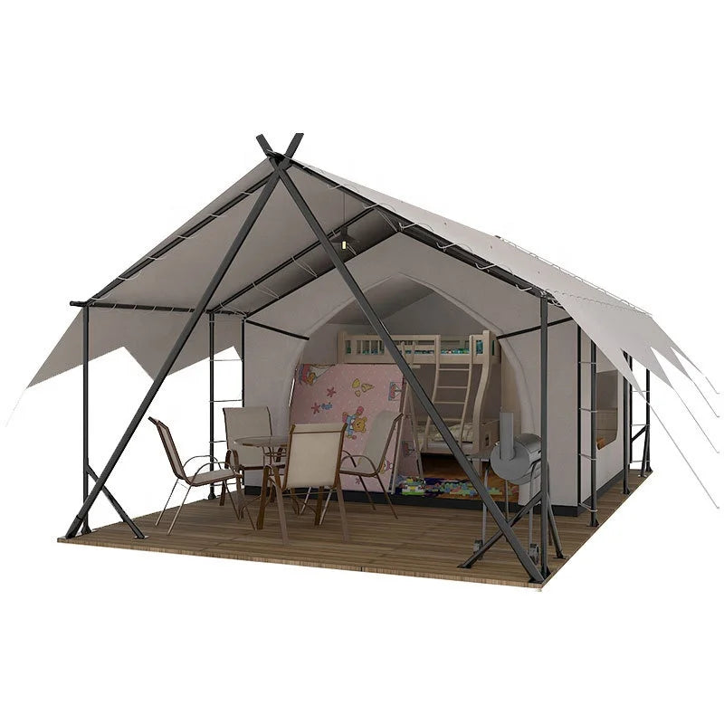Outdoor Camping Beach Tent Waterproof and  Made of Oxford PVC Fabric for Summer