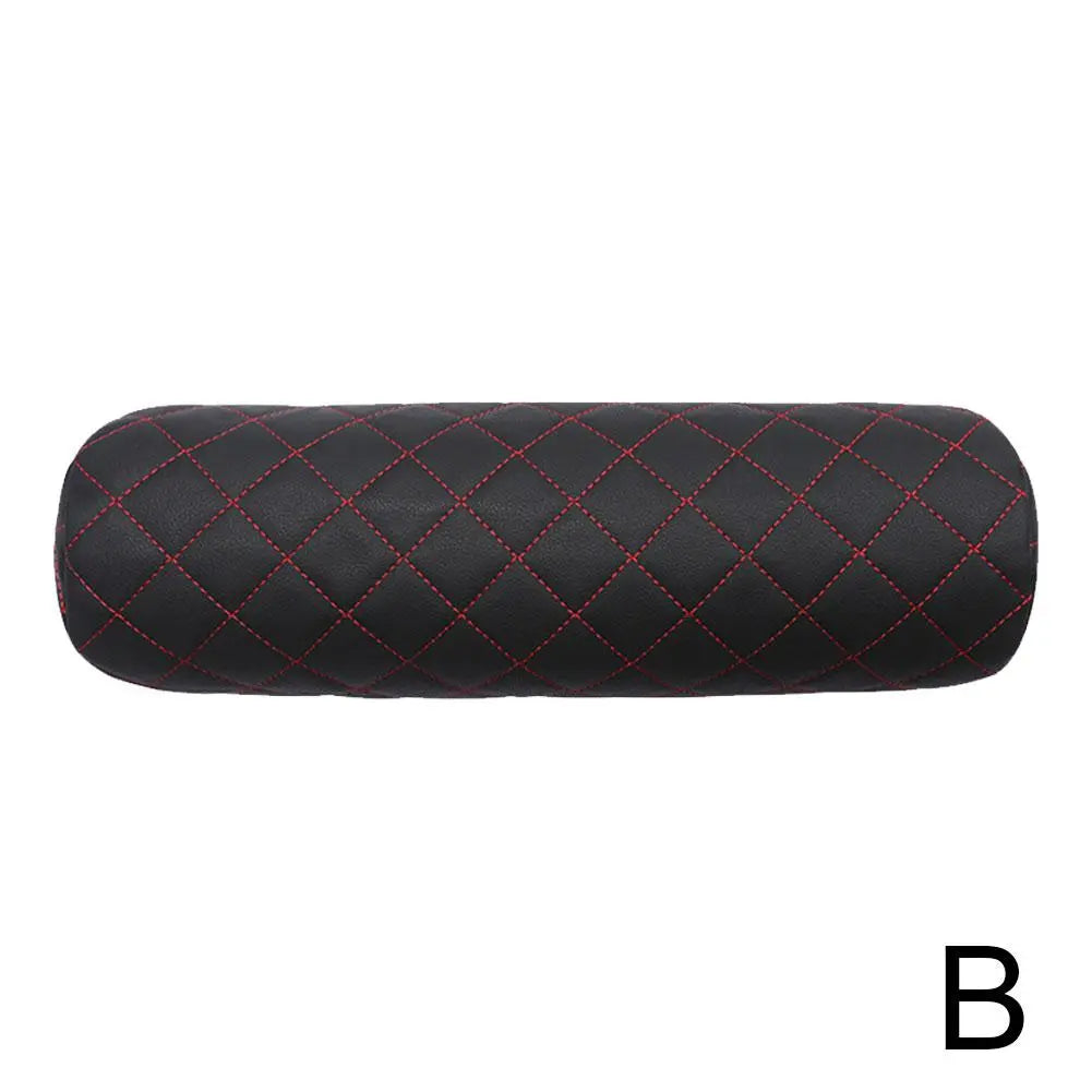 Luxury Car Seats Neck Pillow Leather Memory Soft Breathable Comfortable Relax Neck Support Car Office Chair Headrest Protector