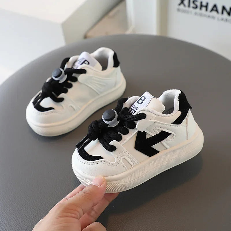 Children's Sneakers Boys Non-slip Casual Shoes Baby Girls Soft Bottom Flats Toddler Breathable Walking Shoes Student Shoe Autumn