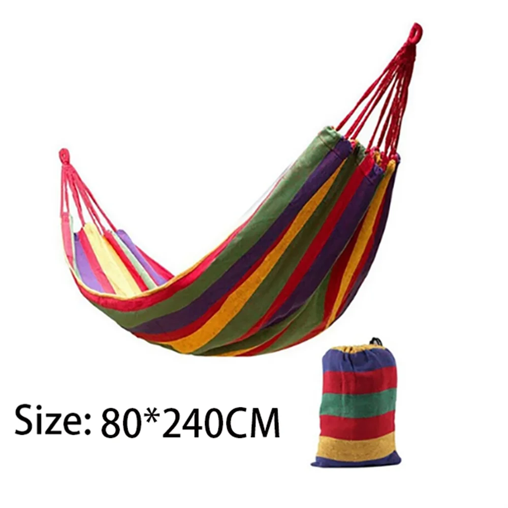 Camping hammocks - Portable hammocks Single or double hammocks Outdoor and indoor camping accessories with slings and hooks