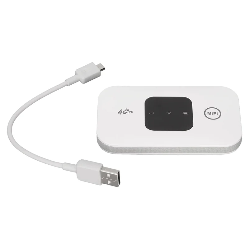4G Lte Portable Internet Hotspot, Wireless WiFi Router, Supports 8 to 10 Users, 4G Wireless Router for Home, Office
