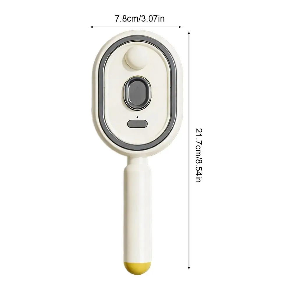 Steam Brush for Hair Rechargeable Detangling Comb with Oil Measuring Cup Steam Straightener Brush for Home Smoothing Curly Thick