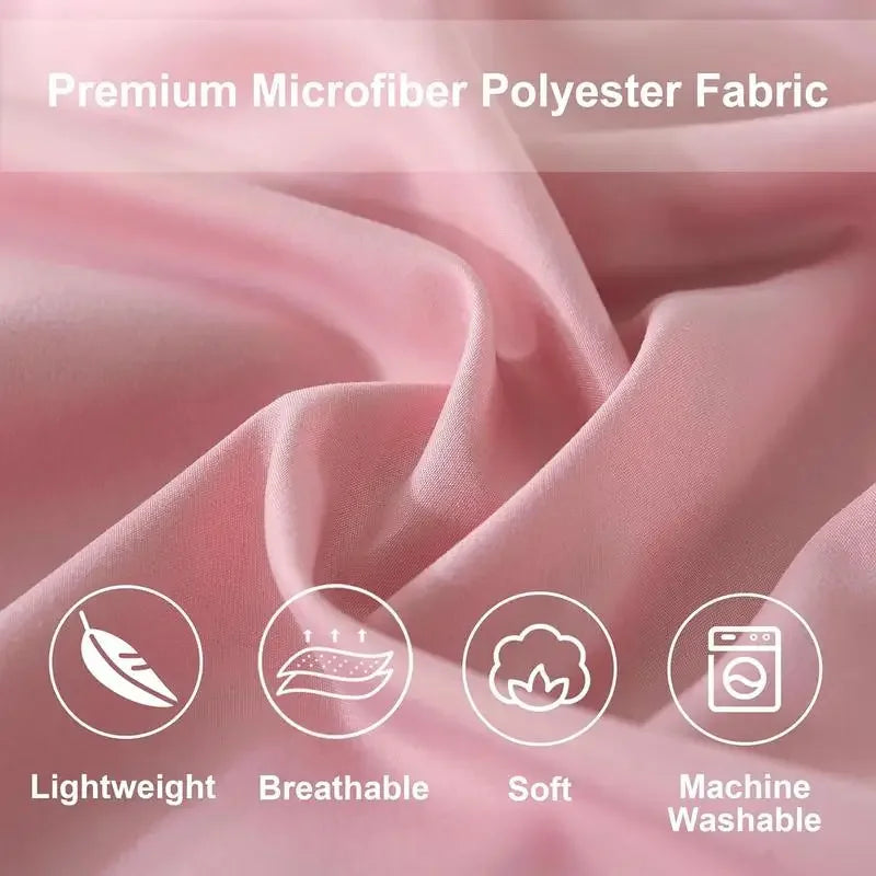 DOWNCOOL 7Pcs Comforter Sets, Multi-color Bedding Sets , All Season Down Alternative Bedding Comforter Sets