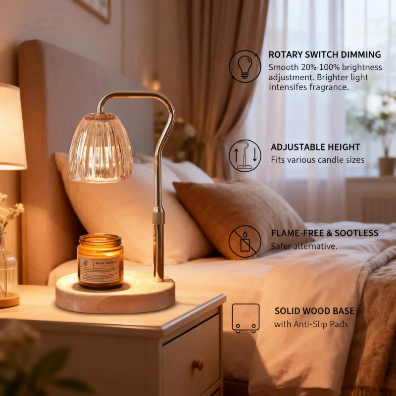 35W Candle Warmer Lamp, Aromatherapy ,Heating Lamp for Romantic Atmosphere.