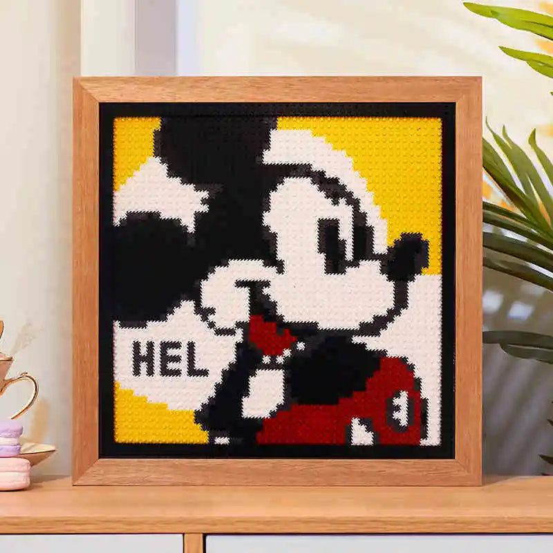 New Wall Decor Portraits Disney Building Blocks Bricks Puzzle Level 10 Difficulty Puzzle Toys Male and Female Series Gifts