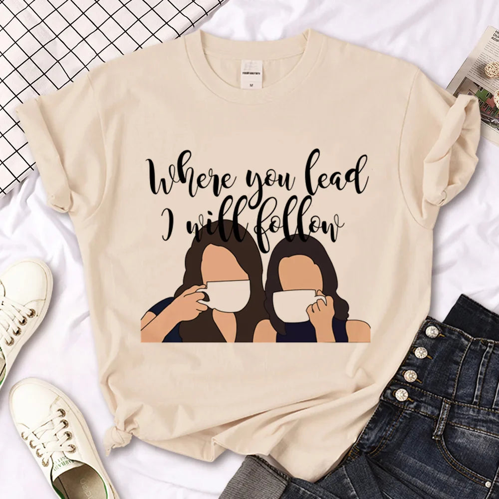 Gilmore Girls t shirt women graphic t shirt girl anime clothes