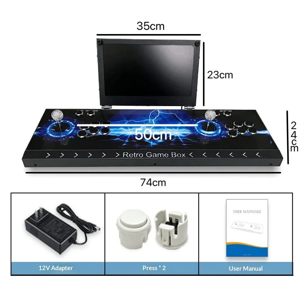 Joystick Game Console With Dual Joysticks Connected To Tv Pandora Game Console Folding Screen 0 Delay Home Nostalgic Arcade