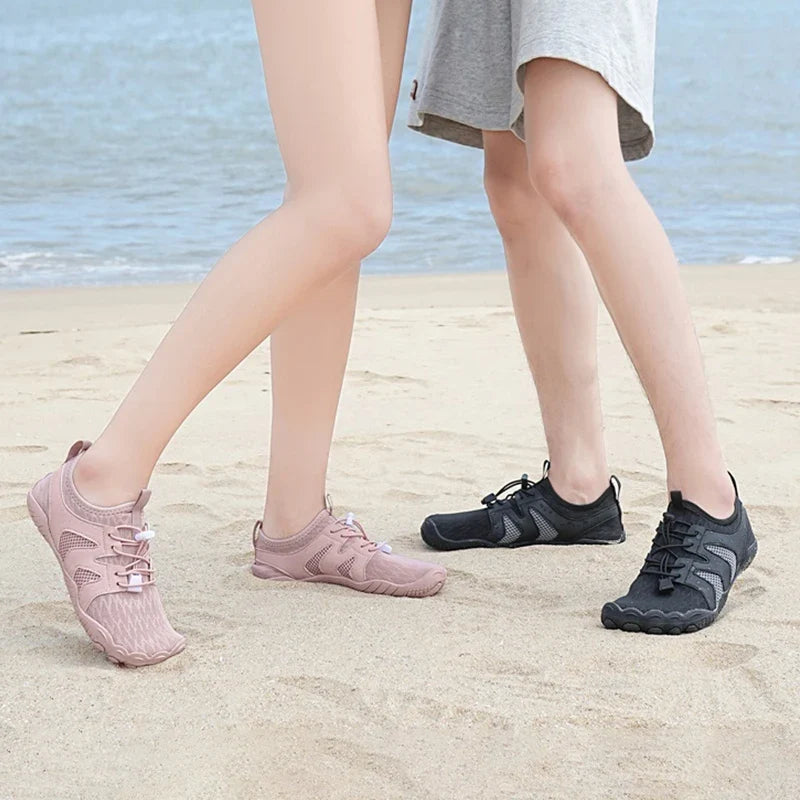 Men Women Water Shoes Upstream Wading Swimming Barefoot Five Fingers Aqua Shoe Beach Seaside Trekking Summer Unisex Sneakers New