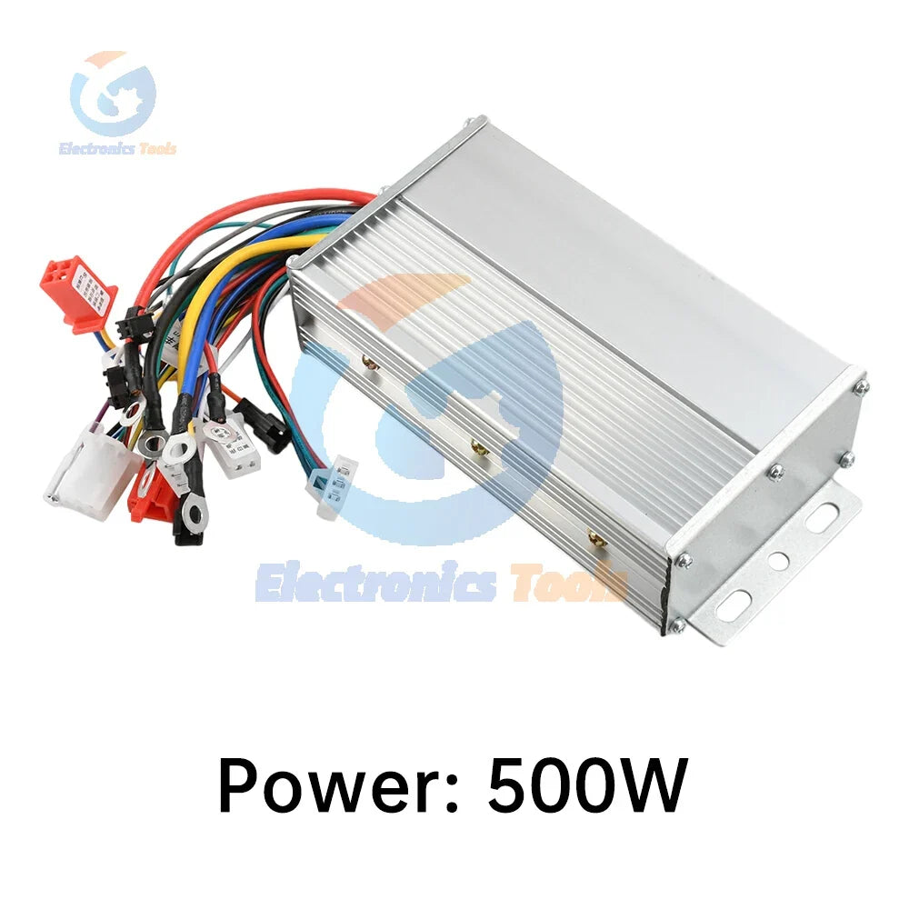 36/48V 500W E-bike Controller Brushless DC Motor Controller Speed Control for Electric Bicycle Waterproof Electric Scooter