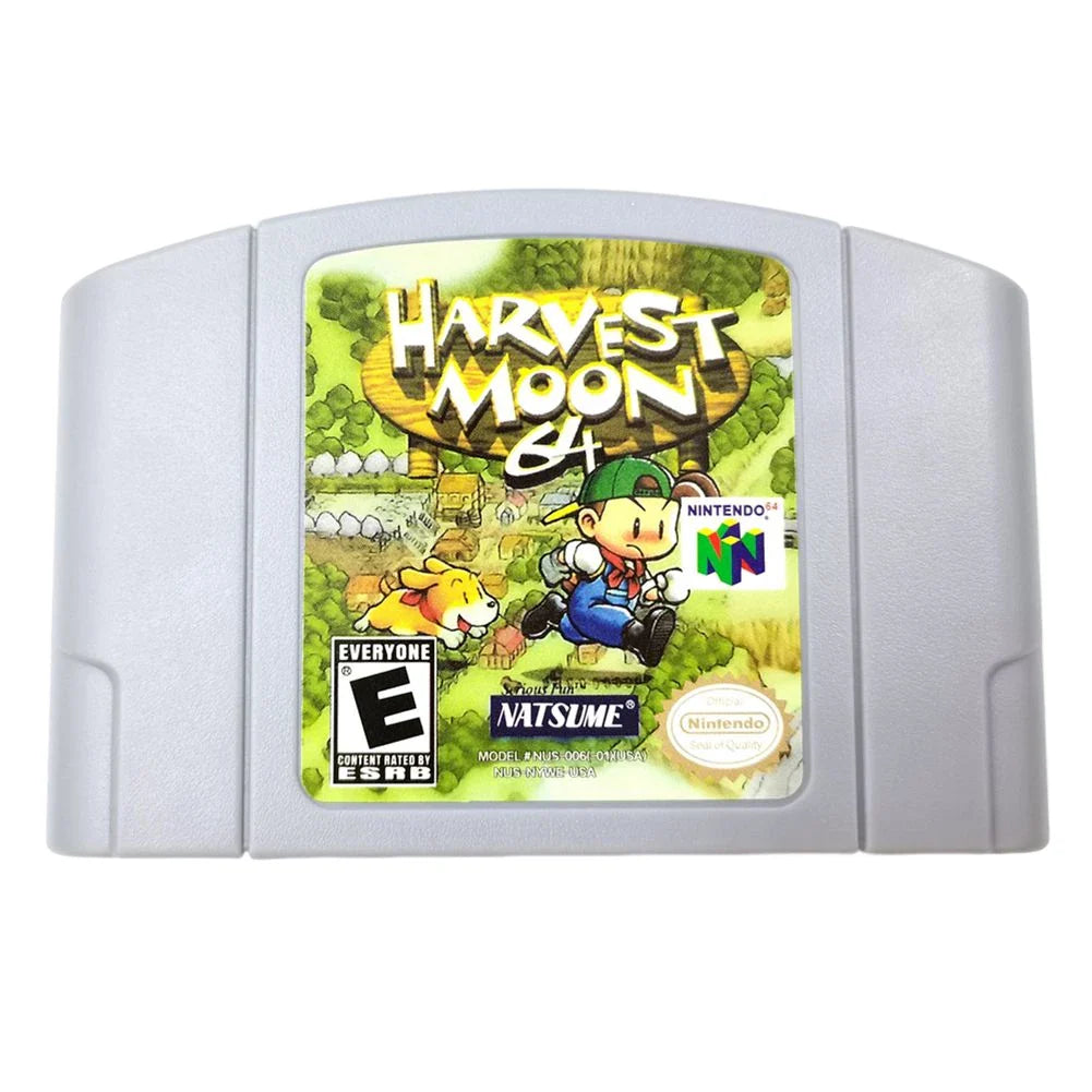 64 Bit Video Game Console US Version Toys Game Collection Cartridge N64 Series Kart Party Super Smash Bros Bad Fur Day