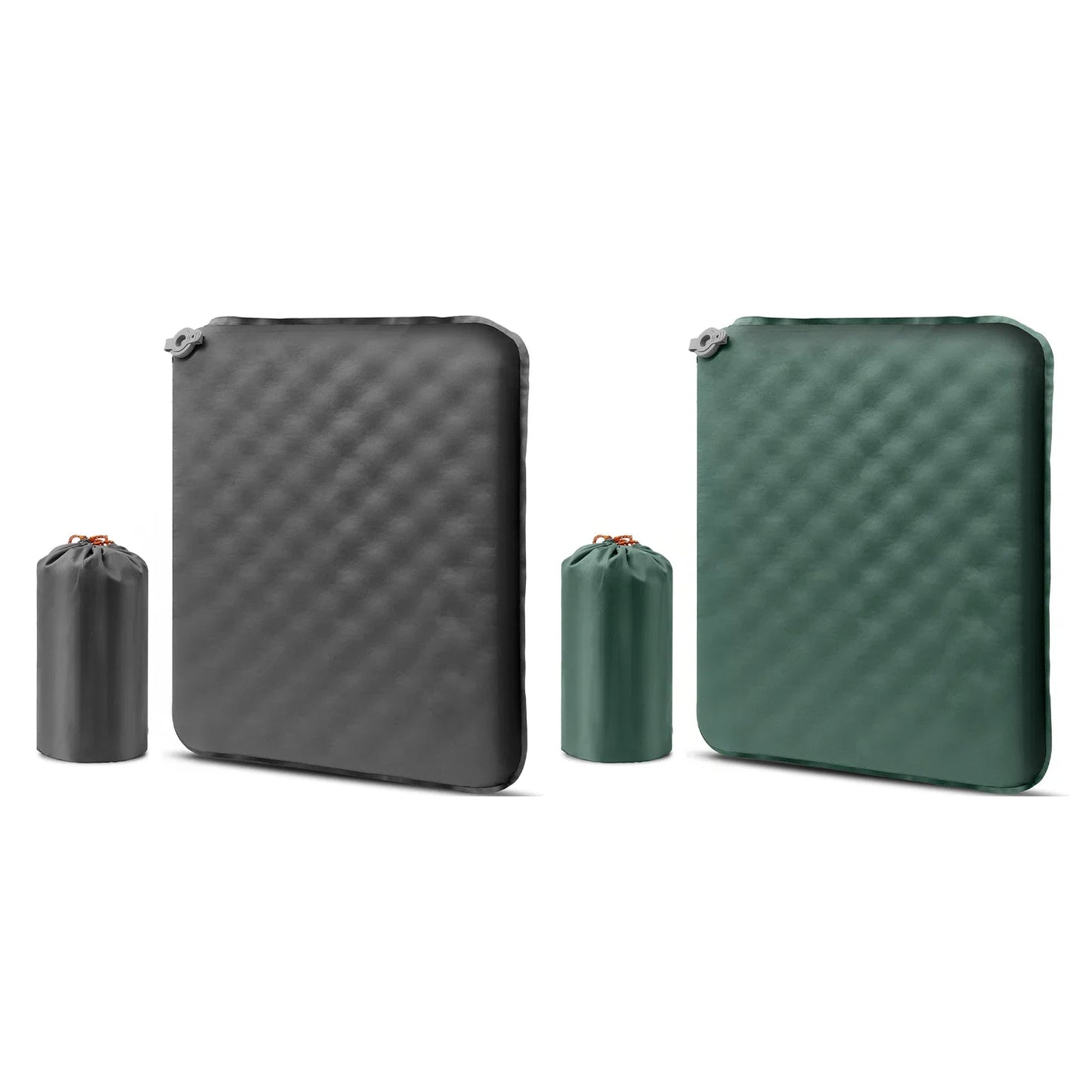Portable Self Inflating Seat Cushion 5 Seconds Auto Inflate Camping Pad with Memory Foam Lightweight Travel Pillow for Outdoor