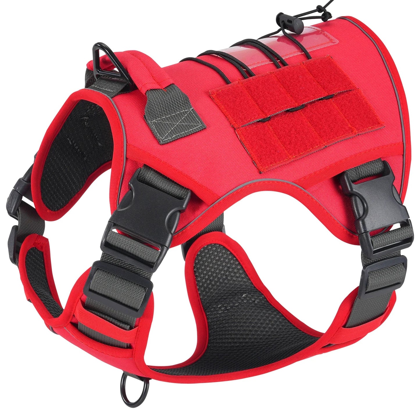 Tactical Dog Harness for Small Medium Large Dogs No Pull Adjustable Pet Harness Reflective Working Training Easy Control Vest