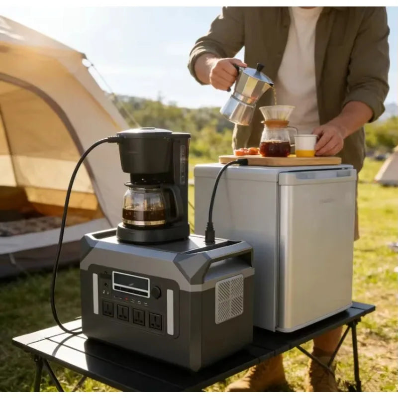 Portable Power Station 2000w 1200w 1000W Solar Emergency Generators for the Home