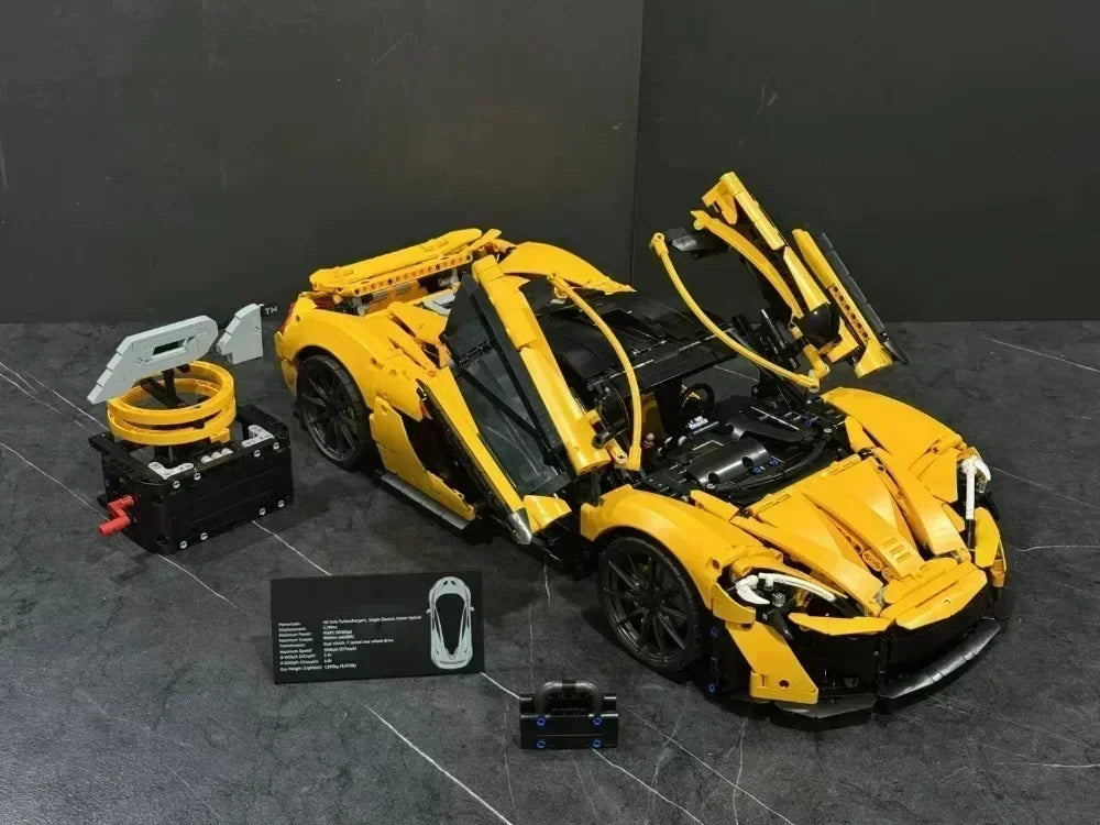 2025 New 3893Pcs Technical 42172 P1 Super Racing Car Building Blocks 1:8 Model Super Sports Cars Bricks Toys for Boys Gifts