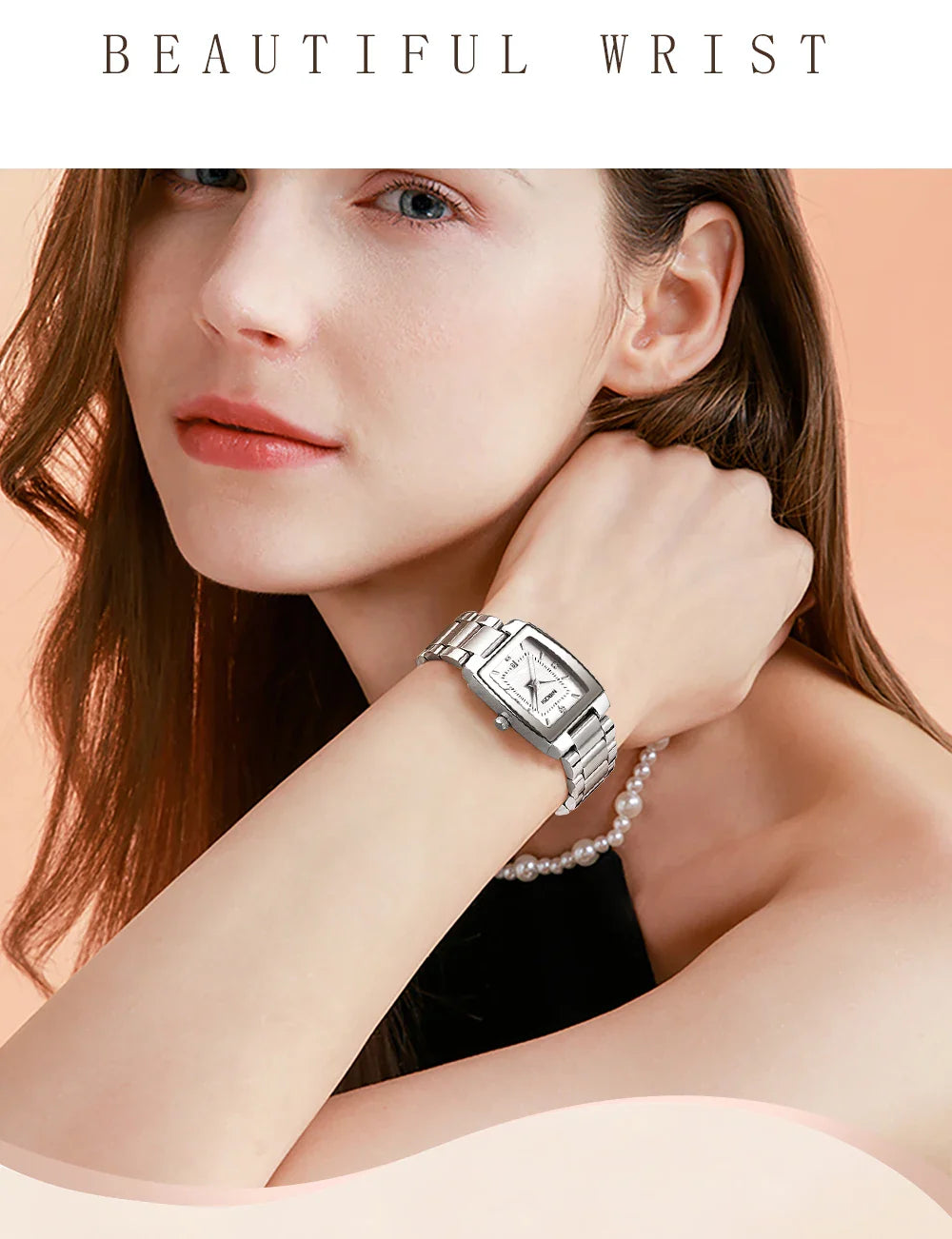 NIBOSI Luxury Ladies Watch Stainless Steel Waterproof Quartz Watch for Woman High Quality Female Clock Elegant Women's Watches