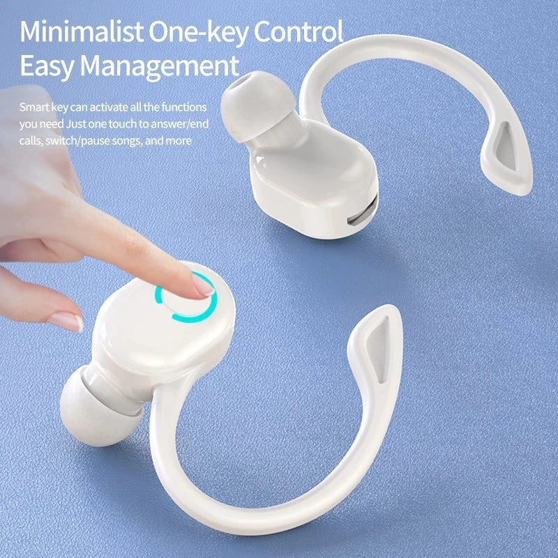 TWS Bluetooth 5.2 Earphones Wireless Headphones Mini Earphones Handsfree Waterproof Sport Music Headset Earbuds with Micphone