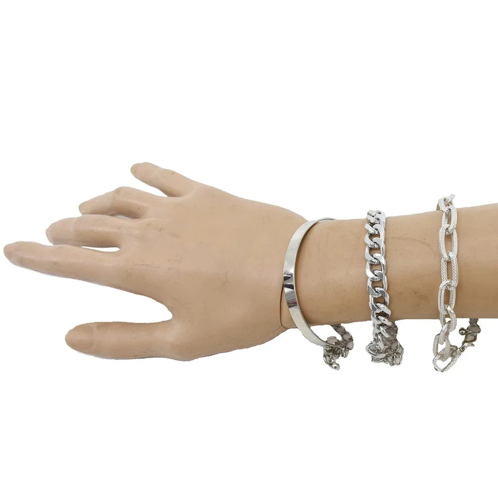 Bohemian Vintage Hollow Flower Finger Bracelet For Women Festival Turkish Slave Bracelets Beach Gypsy Tribal Bangle Sexy Jewelry