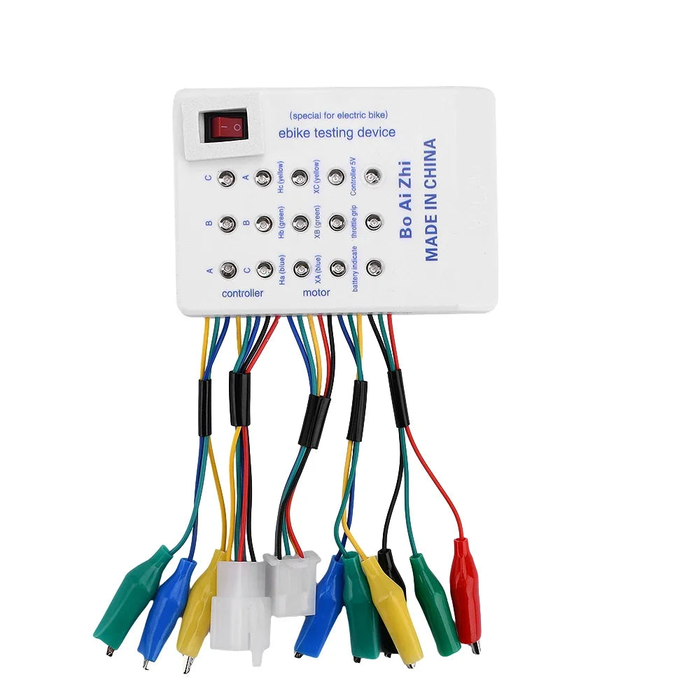 24V/36V/48V/60V/72V E-bike Tester Electromobile Repair Device Scooter Maintenance Detector Brushless Motor Hall Controller