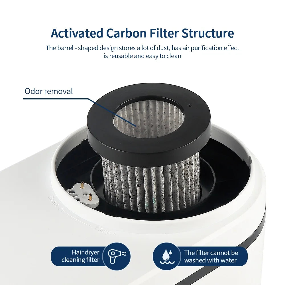 230W Nail Vacuum Cleaner Nail Dust Collector Super Power Brushless Motor Nail Dust Suction Nails Art Salon Device LED Spotlight