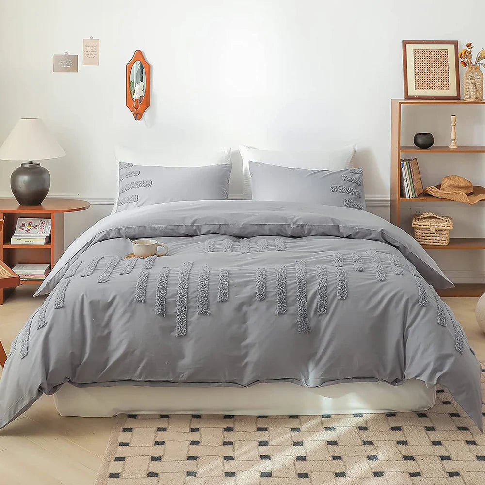 100% Cotton 3Pcs Complete Bedding Set