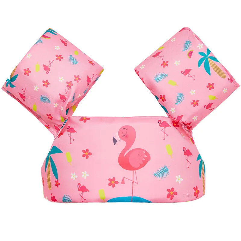 Kids Pool Floats Baby Swimming Vest Foam Armbands Buoy for Infants Better than Inflatable Rings for Learning to Swim