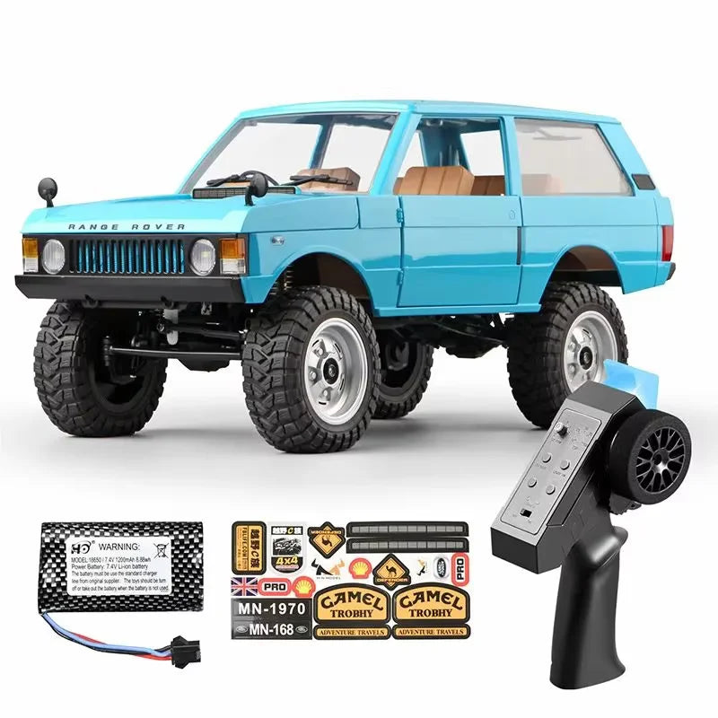 MN128 Full Scale RC CAR Model Remote Control Car Wrangler Jeep 4WD Climbing Car Simulation Off Road Vehicle Toy VS MN168