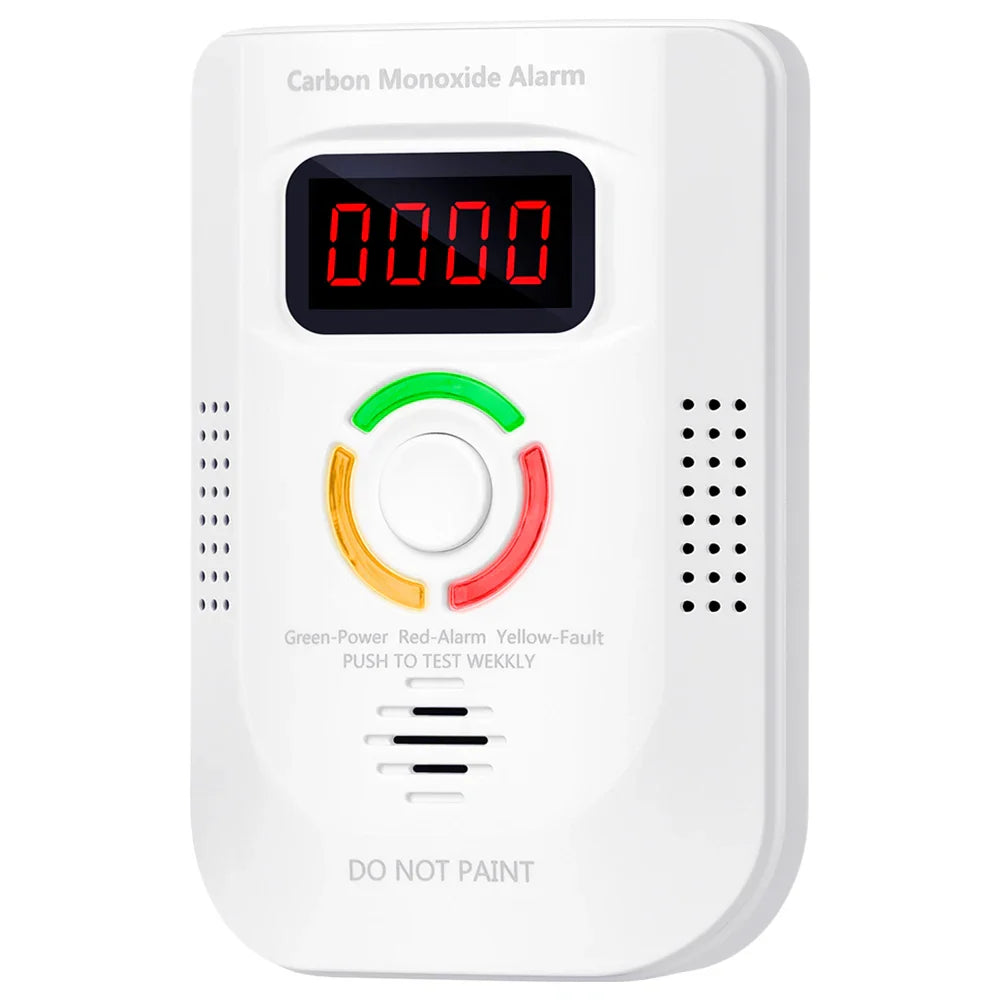 Plug-in Combustible Gas Leak Detector Monitor Sound Light Warning CO Leak Detector Combustible Gas Smoke Alarm for Kitchen Home