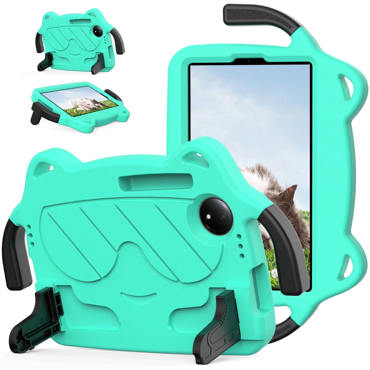 Cartoon EVA+PC Case For Redmi Pad SE 8.7" 2024 Tablet Safe Cover For Redmi Pad SE 4G 2024 tablet protective case with Kickstand