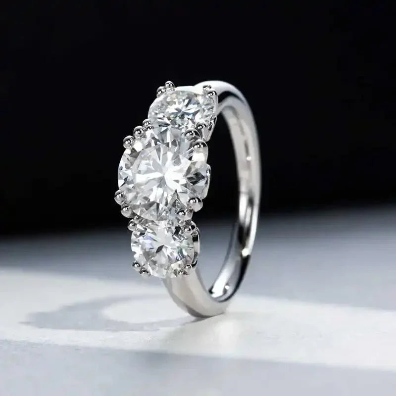 3 Diamond Solitaire Ring