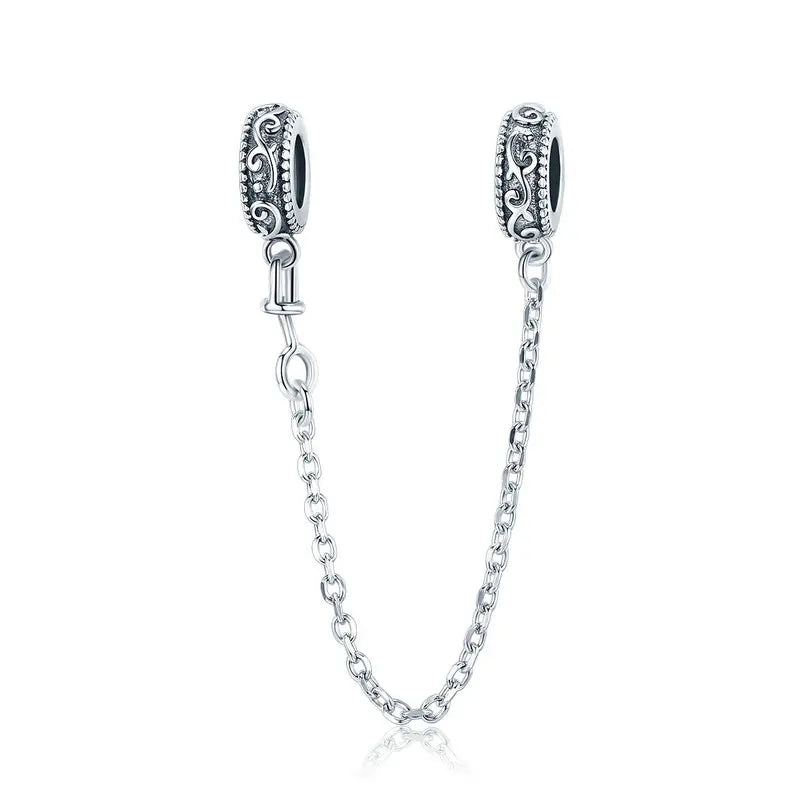 WOSTU 925 Sterling Silver Evil Eyes Charms Fatima Hand Hamsa Vintage Pendants For Women  Heart Beads Fit DIY Bracelets Necklaces