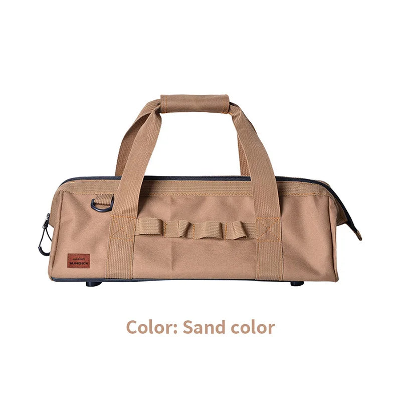 Camping Tool Storage Bag, Large-Capacity Tool Kit, Can Be Hung With a Climbing Buckle, High Toe Nail, Five Colors to Choose From