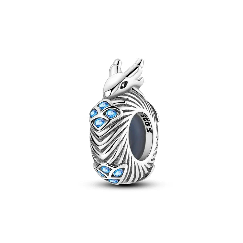 925 Sterling Silver Can Be Opened Pandant Easter Egg Charms Beads Fit