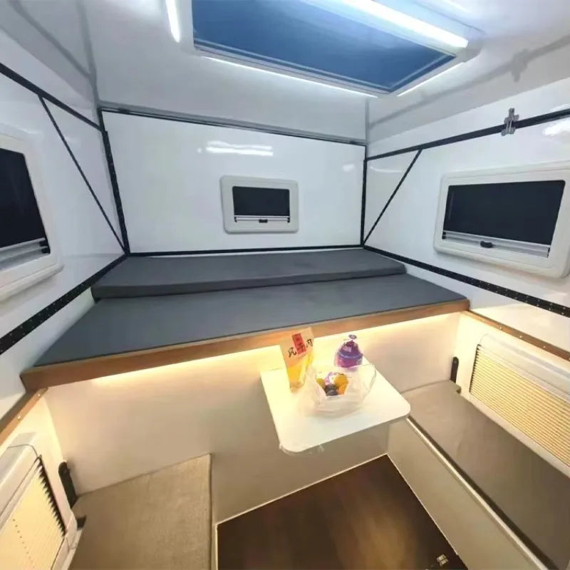 Outdoor Camping Tent - Fully Equipped Truck Camping, Pop-up Truck Camping Equipment with Bed for Outdoor Excursions.