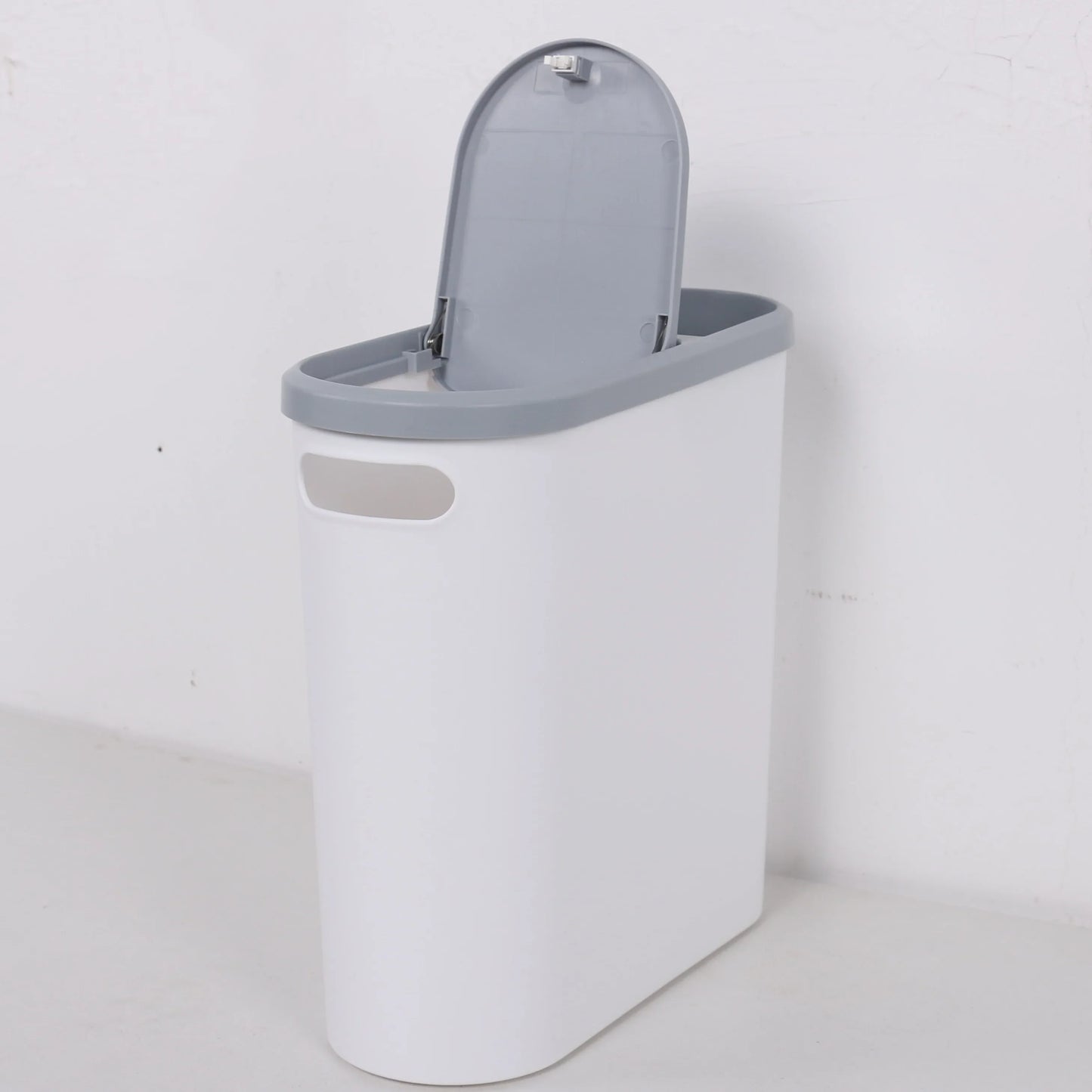 2/1 Pack Bathroom Trash Can, Small and Durable Trash Can with Built-in Handle, Easy to Clean Rust-proof.