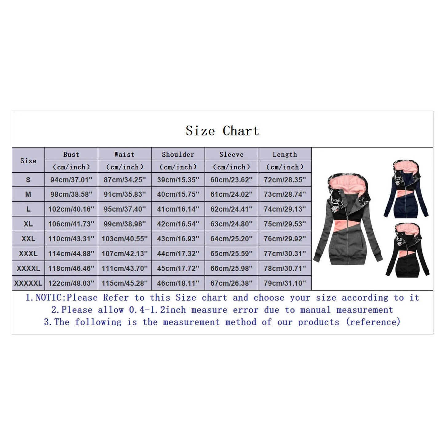 Plus Size 5XL Women Hoodies Oversized Sweatshirt Casual Slim Jacket for Women Long Sleeve Patchwork Hooded Coat Zipper Jacket