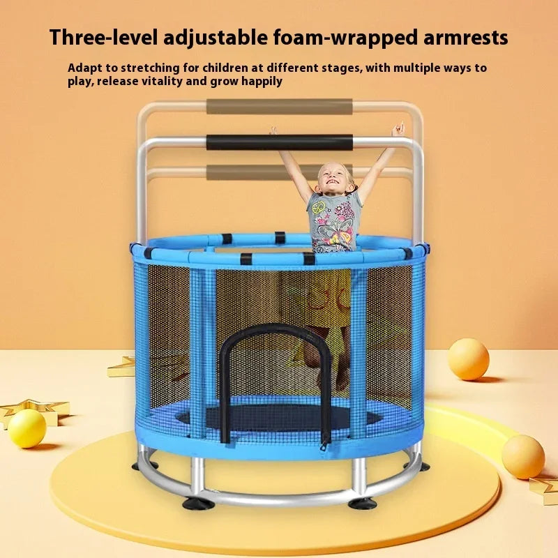 Children's Indoor Trampoline Home Use Jumping Bed 3-10 Years Old.
