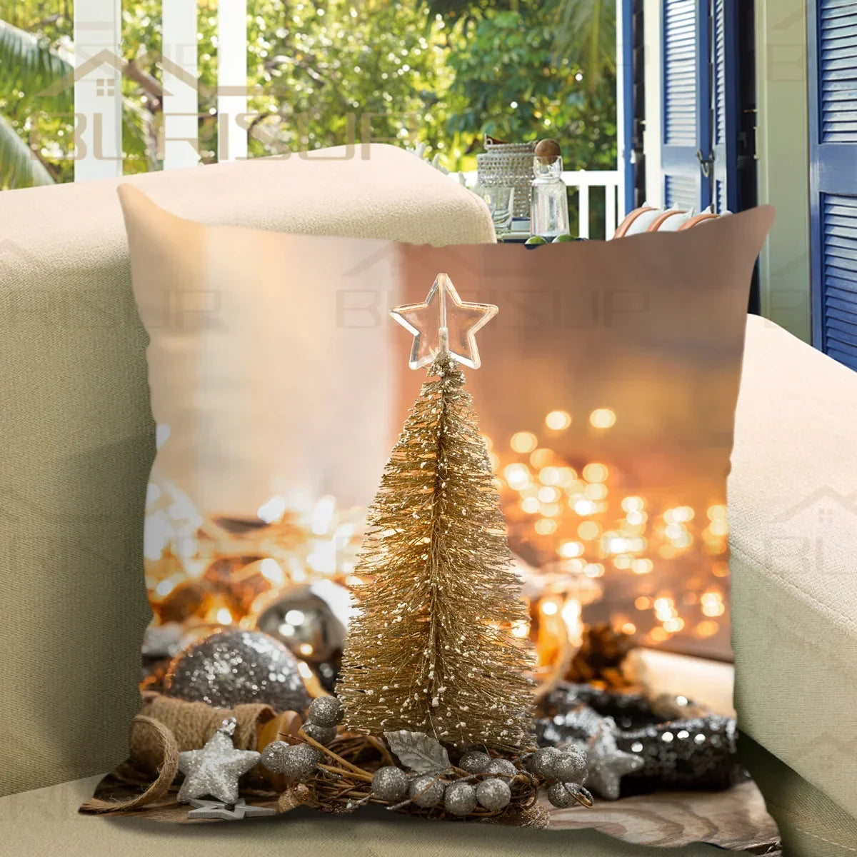 Bedroom Living Room Home Decor Merry Christmas Cushion Cover Pillowcase Christmas Ornament Home New Year Gifts