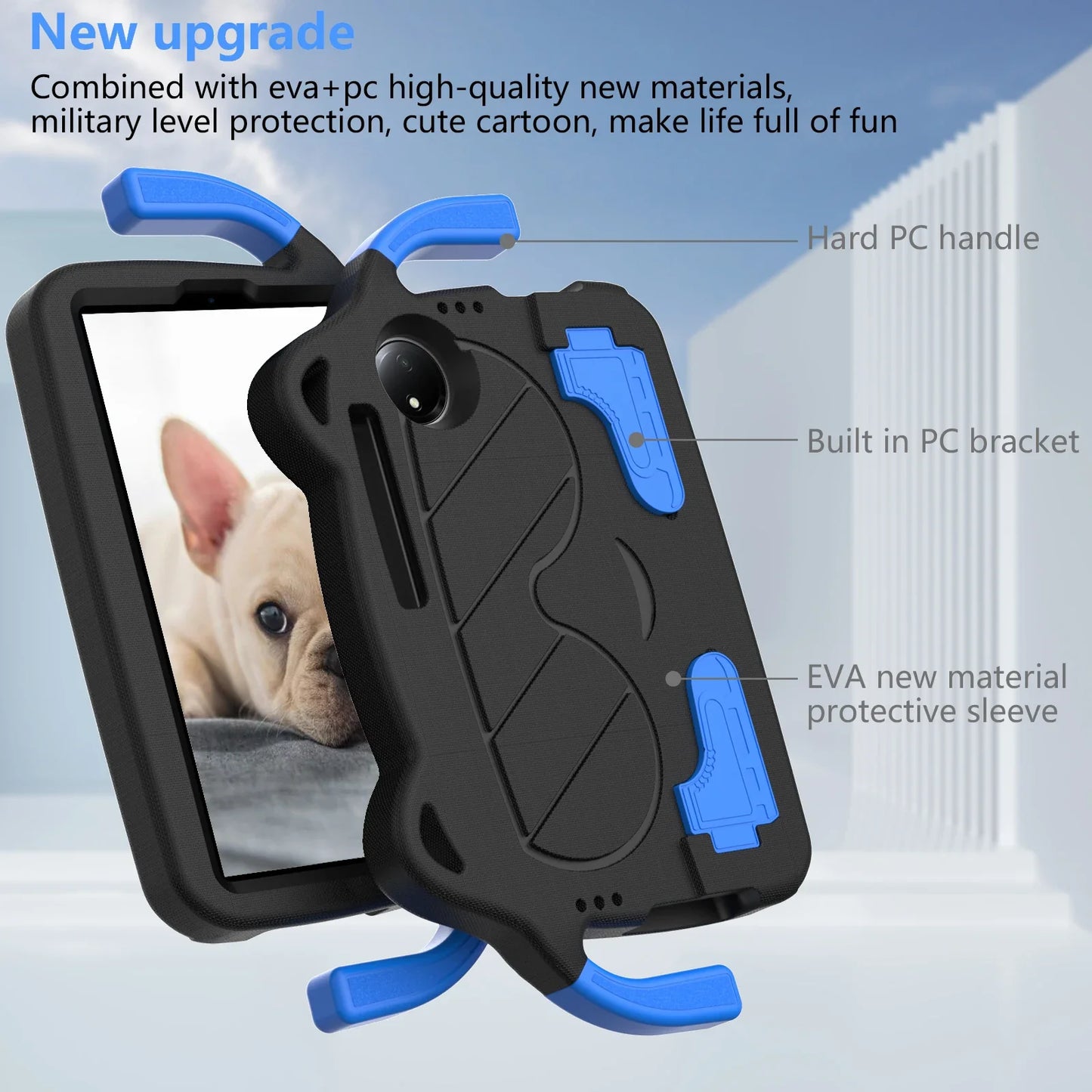 Cartoon EVA+PC Case For Redmi Pad SE 8.7" 2024 Tablet Safe Cover For Redmi Pad SE 4G 2024 tablet protective case with Kickstand
