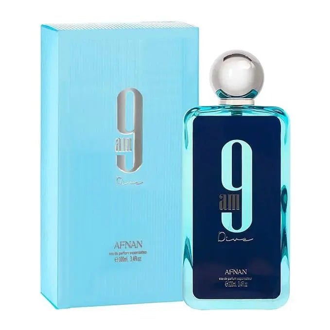 100MLOriginal AFNAN 9AM 9PM Rebel Dive Cologne for Men, Arabic Perfume for Women, High Quality.
