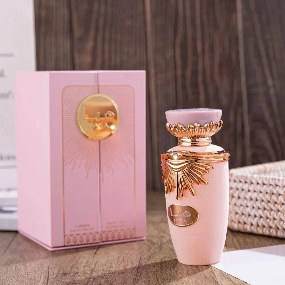 100ml Arabian perfume, Long acting body spray for men, and women Fruit and flower pheromone, Attractive gift box perfume.