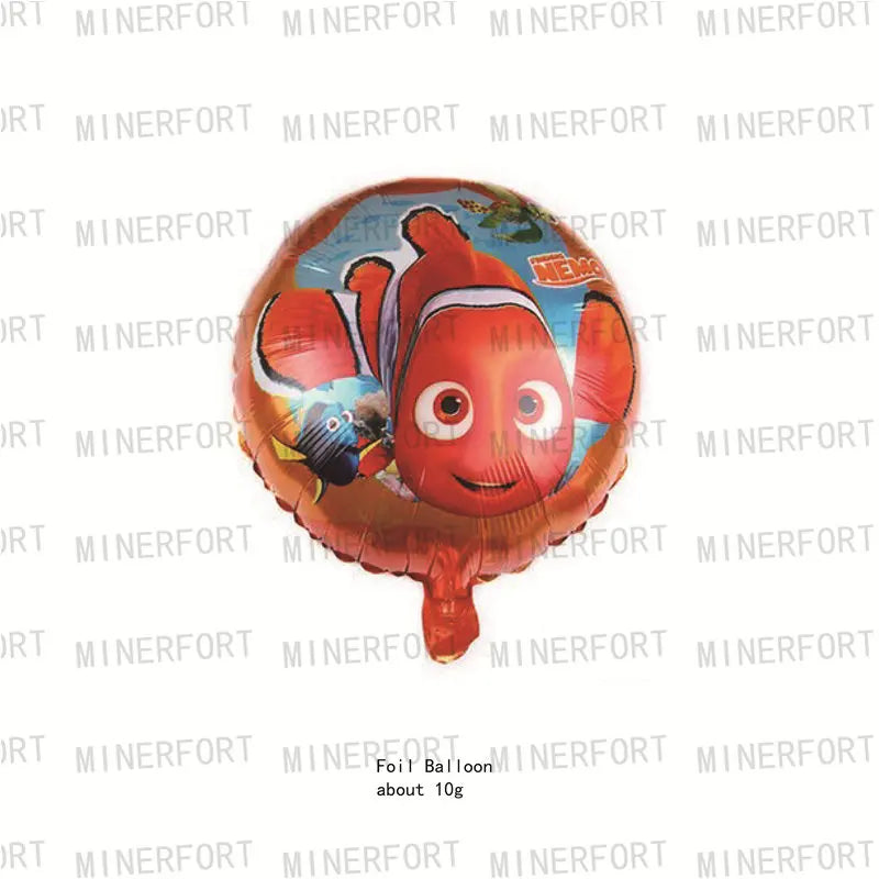 Finding Nemo Themed Party Supplies Cake Topper Balloons Stickers