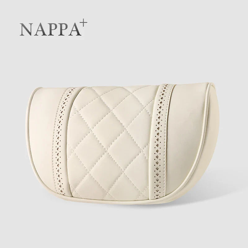 NAPPA Leather Car Seat Rest Cushion Headrest Car Neck Pillows For Mercedes Benz Maybach S-Class Headrest Lumbar Pillow Support S