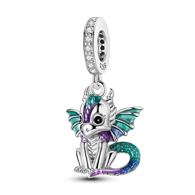 925 Sterling Silver Can Be Opened Pandant Easter Egg Charms Beads Fit