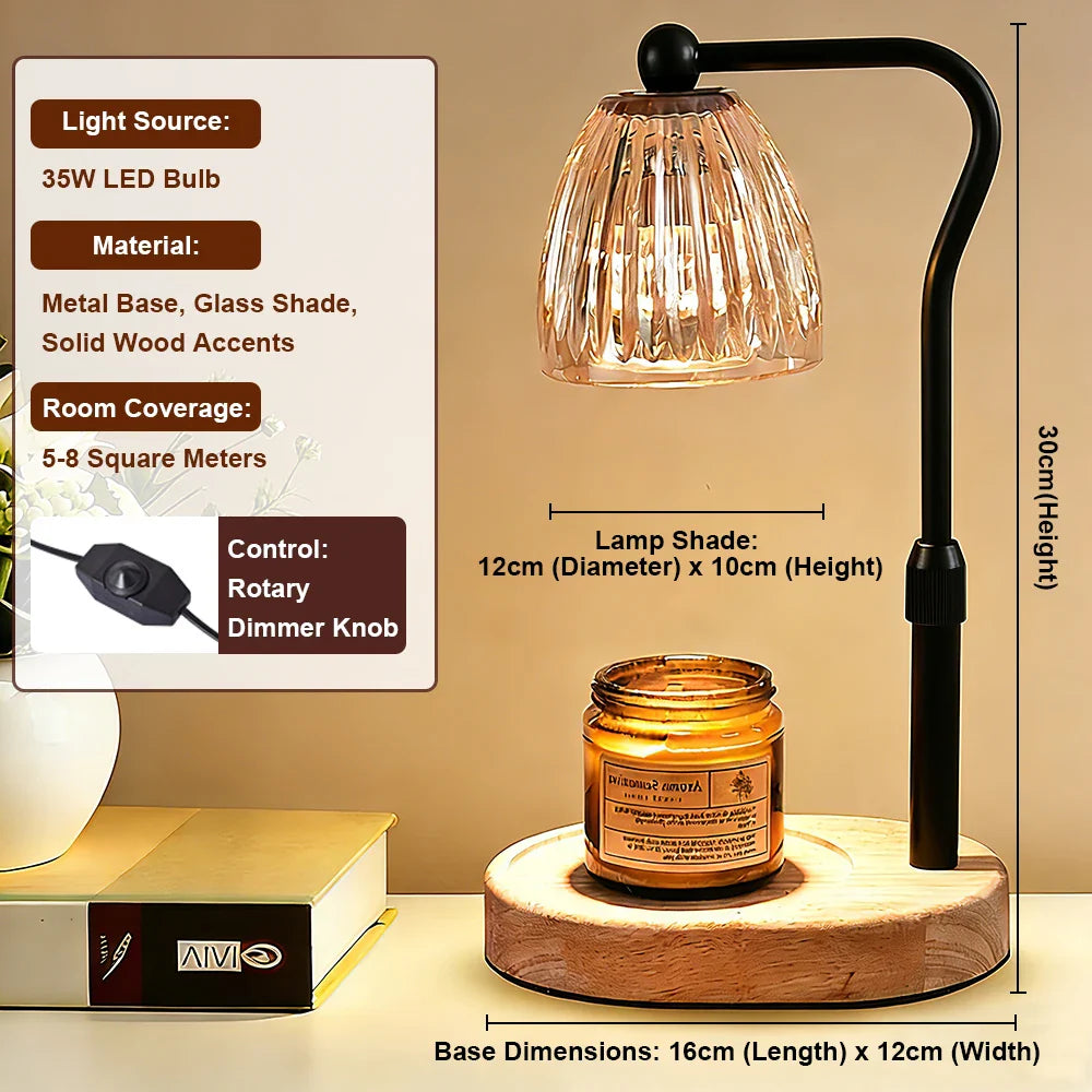 35W Candle Warmer Lamp, Aromatherapy ,Heating Lamp for Romantic Atmosphere.