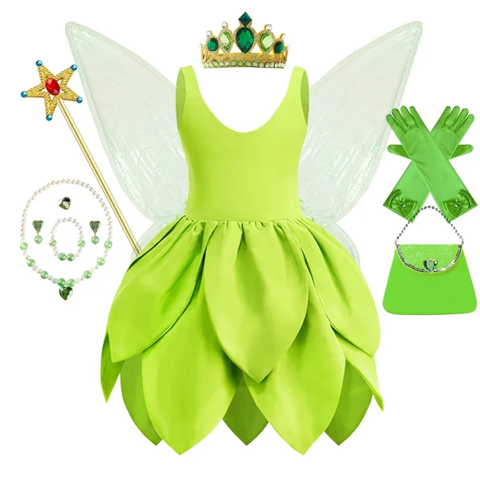EtherealBe Kids Tinker Bell Halloween Costume Set